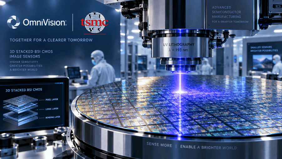 Компания OMNIVISION и TSMC работают в альянсе разрабатывая новейшие сенсоры изображения 